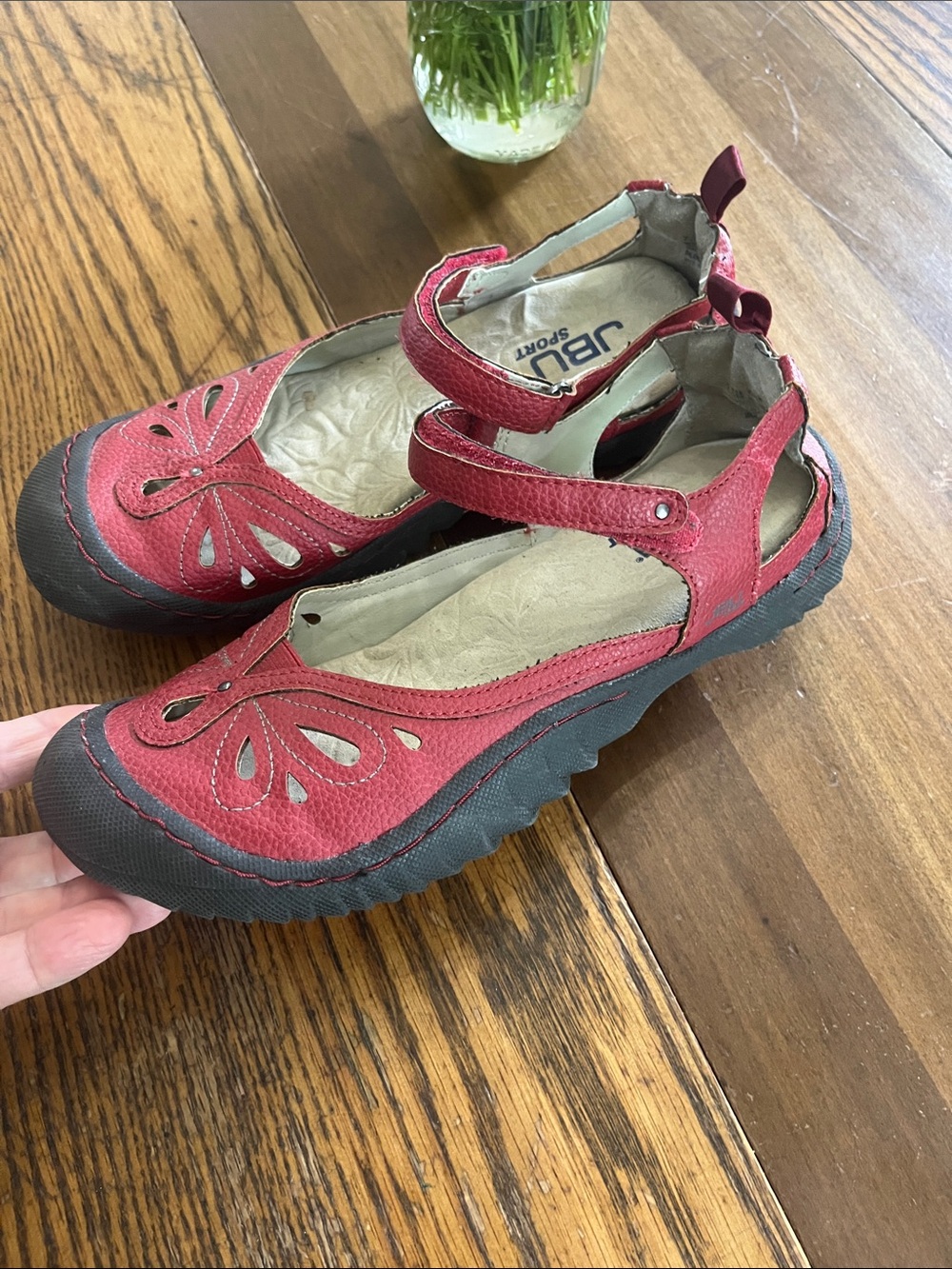 JBU Red Mary Jane Shoes